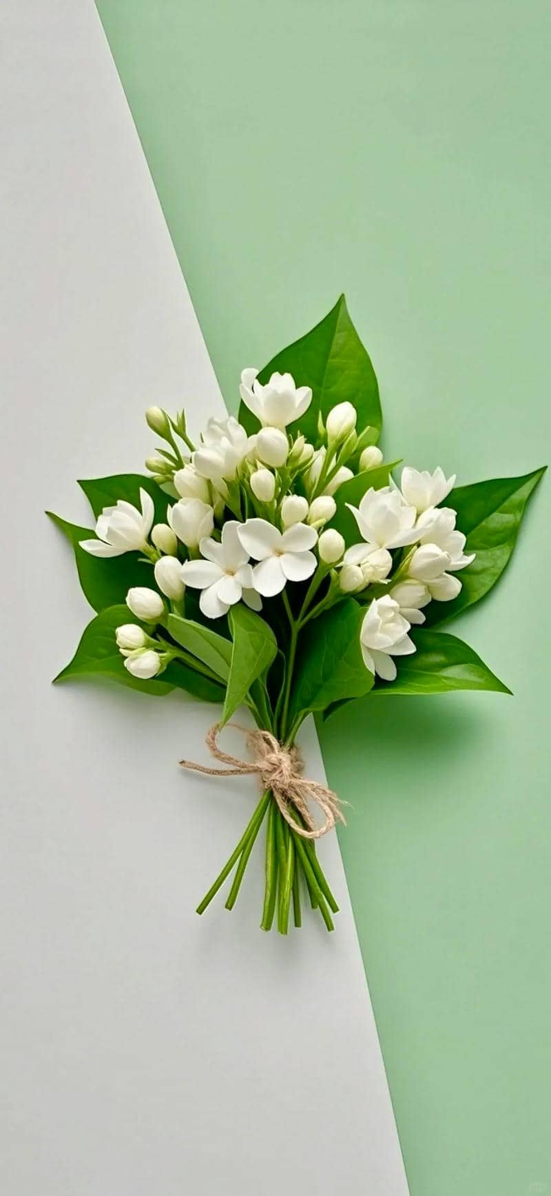 ảnh hoa nhài làm hình nền điện thoại