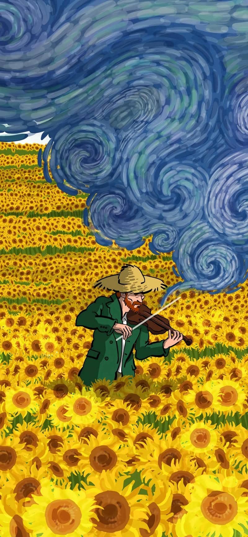 ảnh nền van gogh 4k