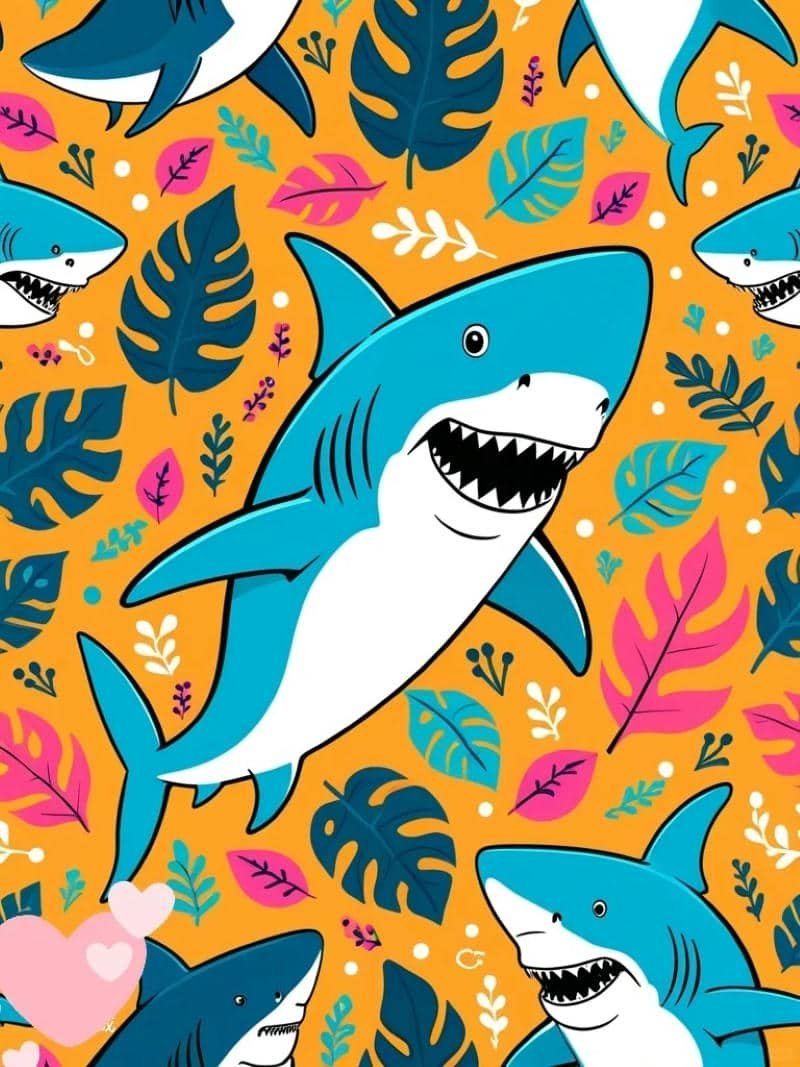 cá mập chibi cute