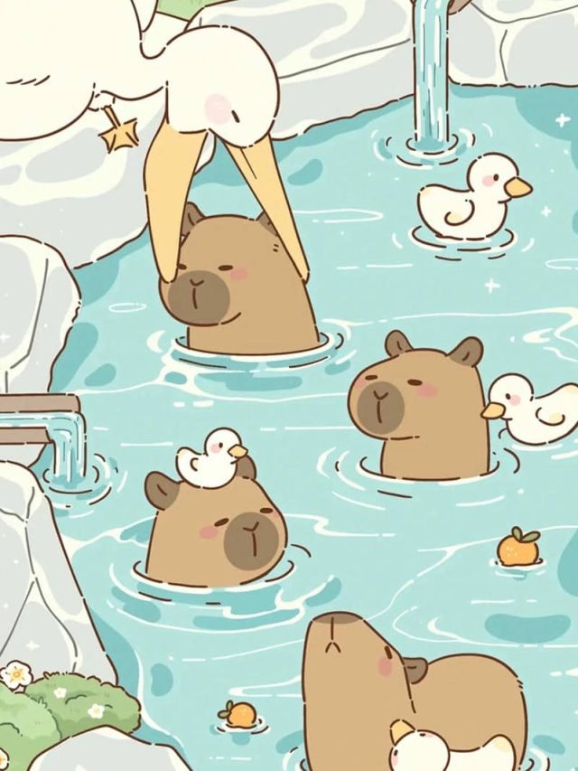 hình ảnh capybara cute