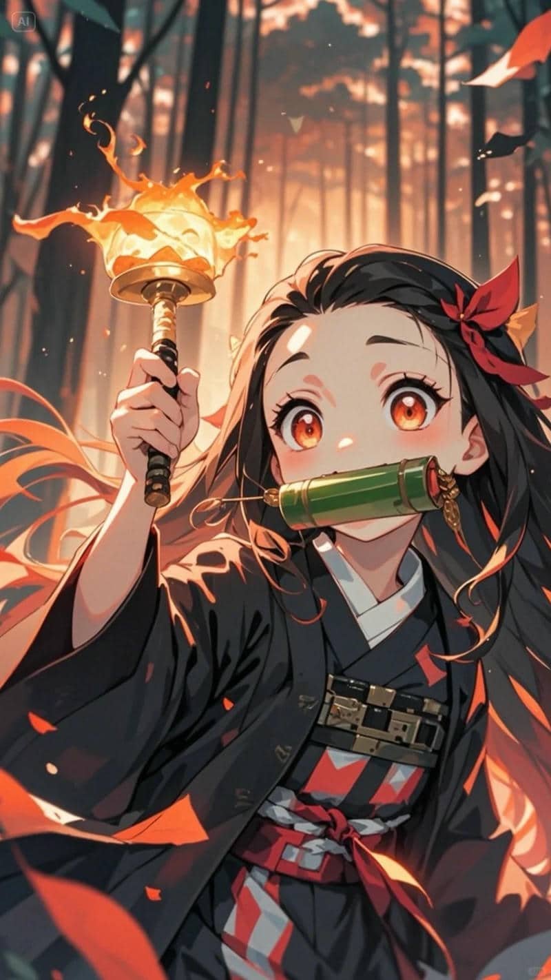 diệt quỷ ảnh nezuko ngầu