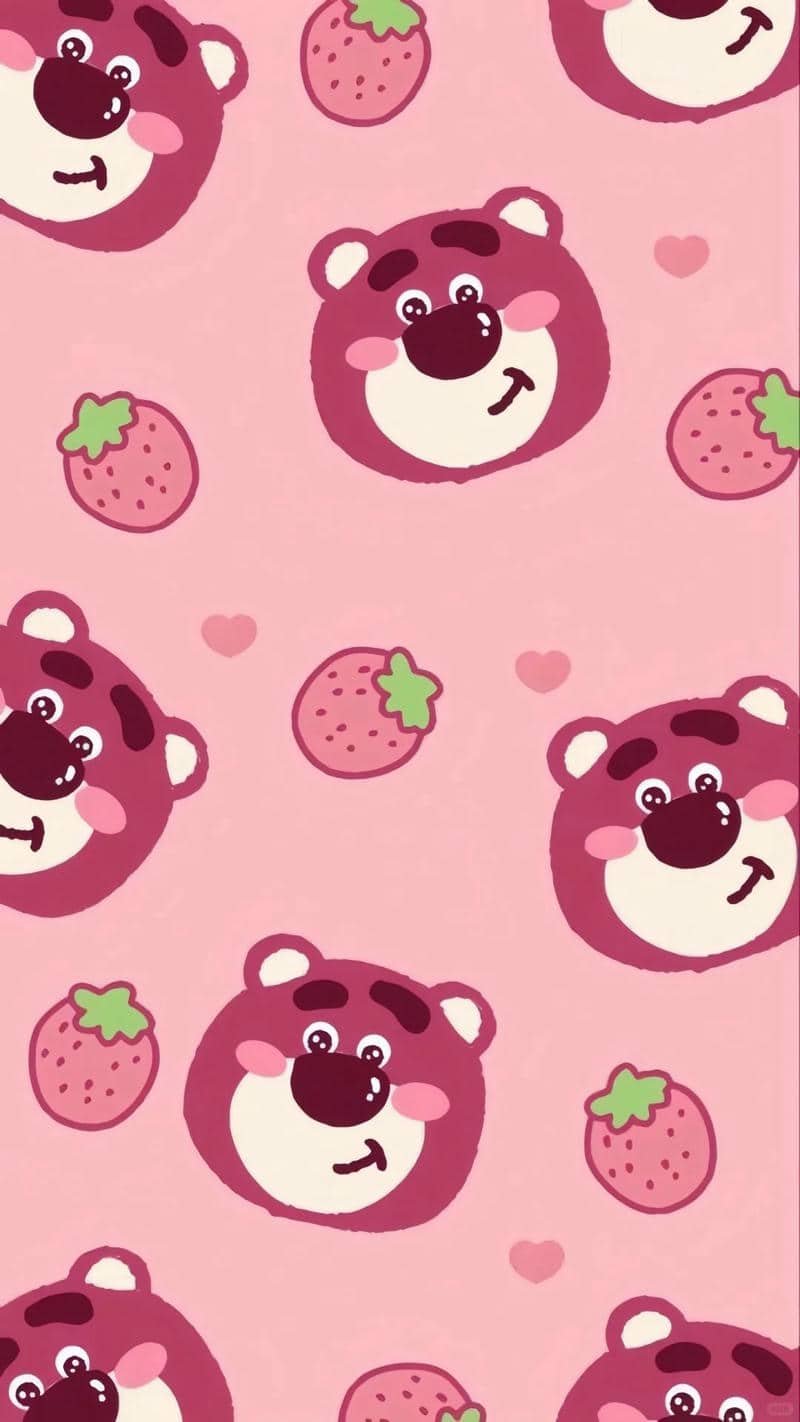 gấu dâu cute