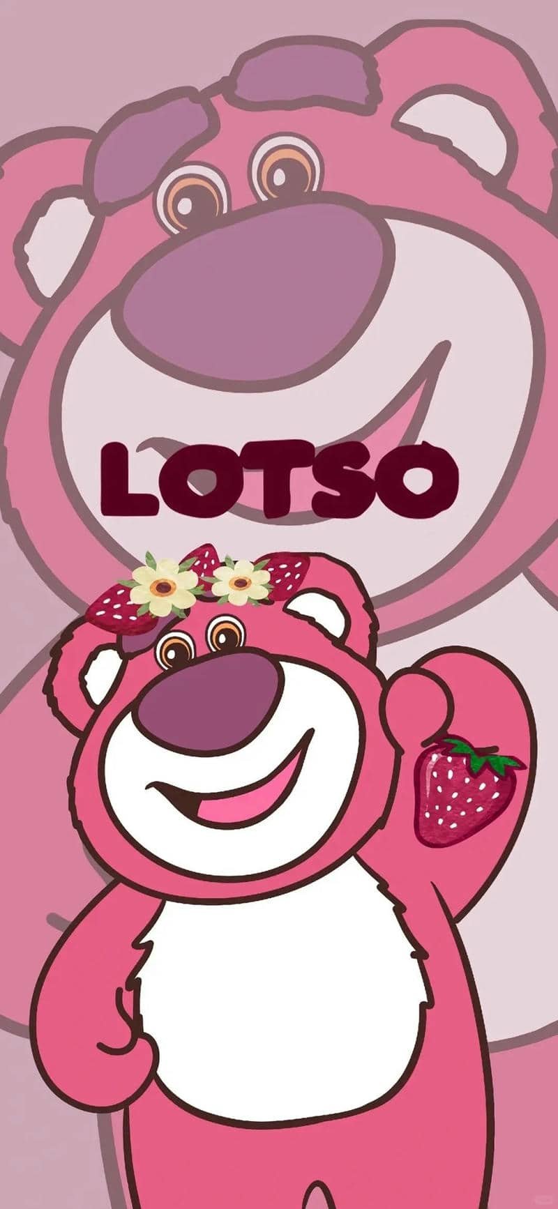 hình nền gấu dâu lotso