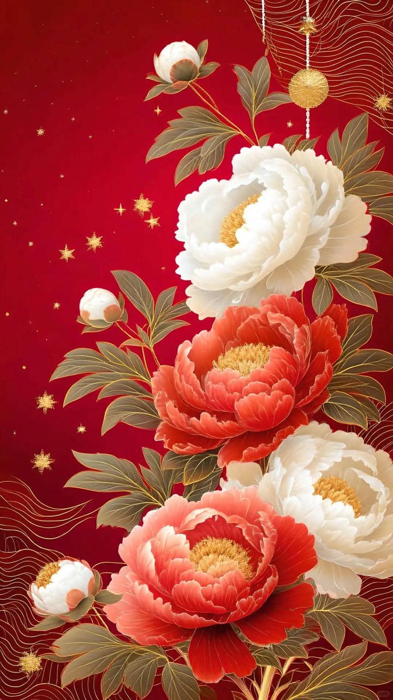 hình nền hoa mẫu đơn pinterest