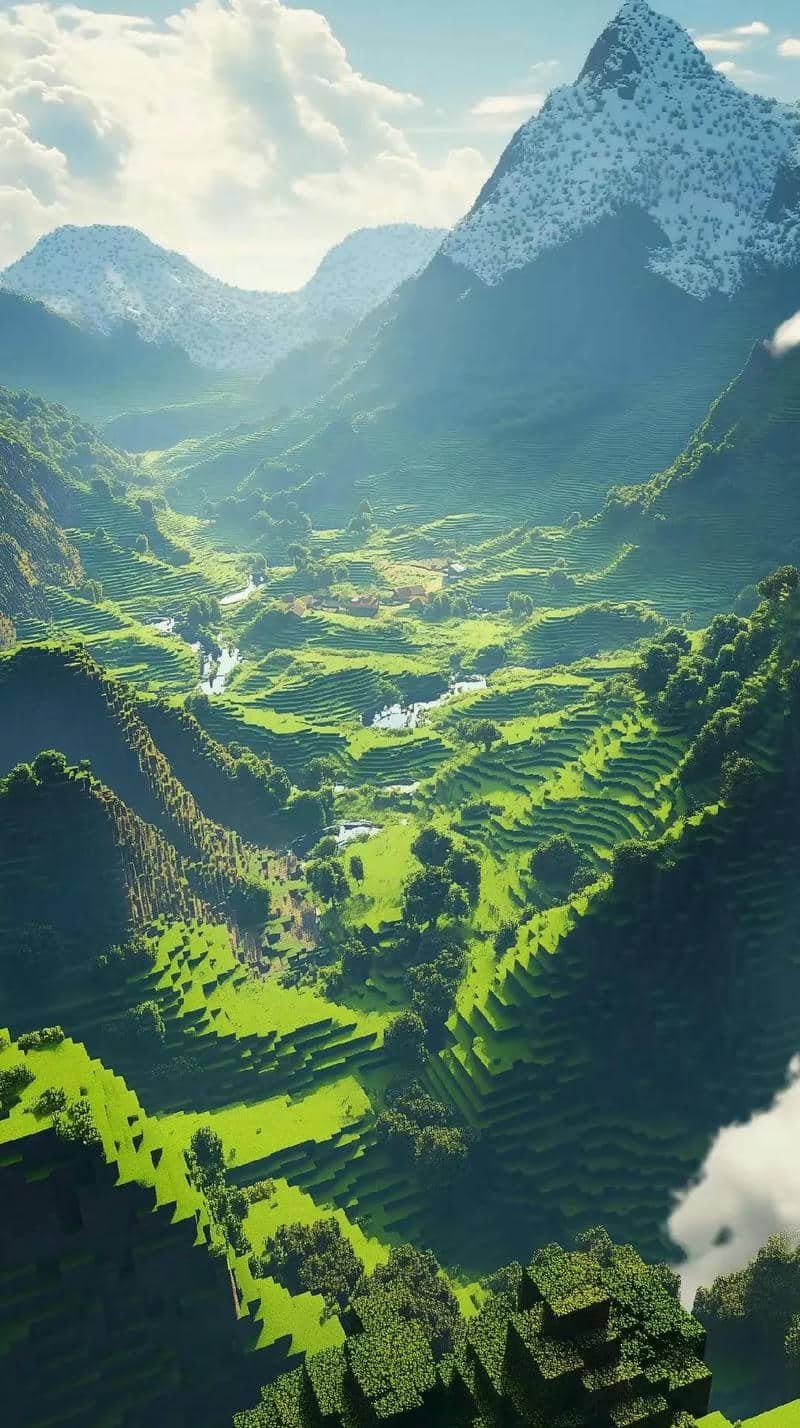 hình nền minecraft 4k