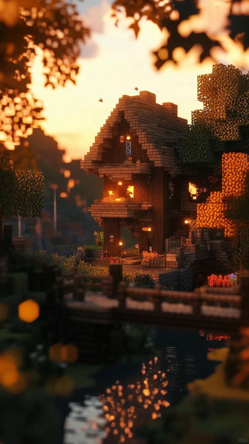 hình nền minecraft ngầu