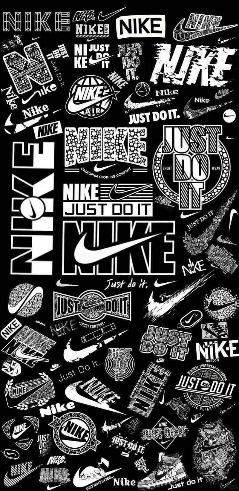 hình nền nike đen