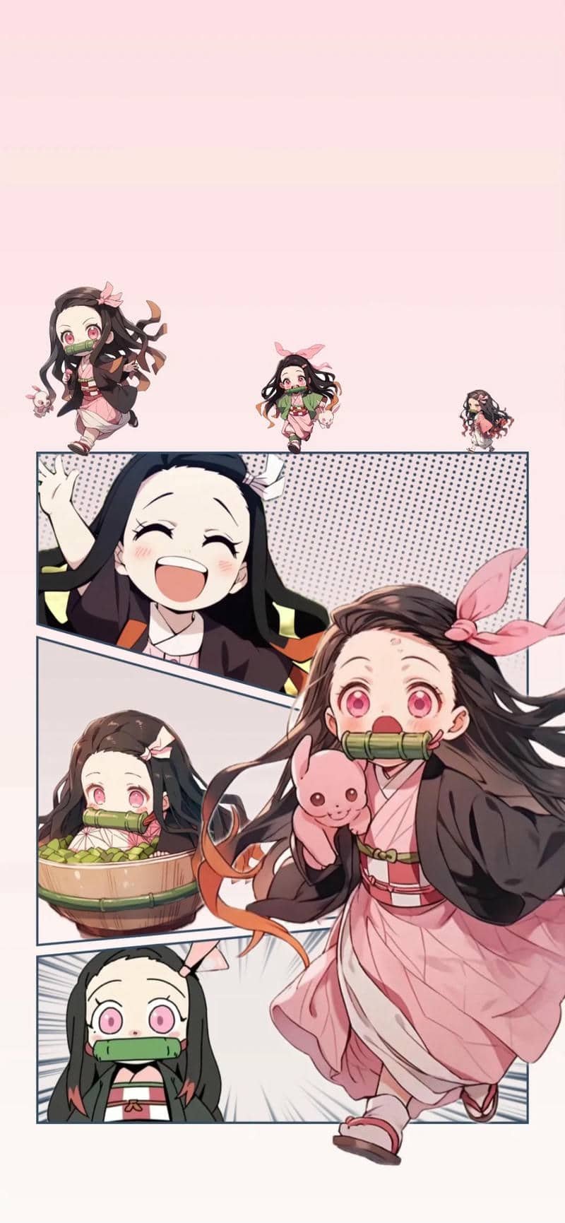 hình nezuko cute