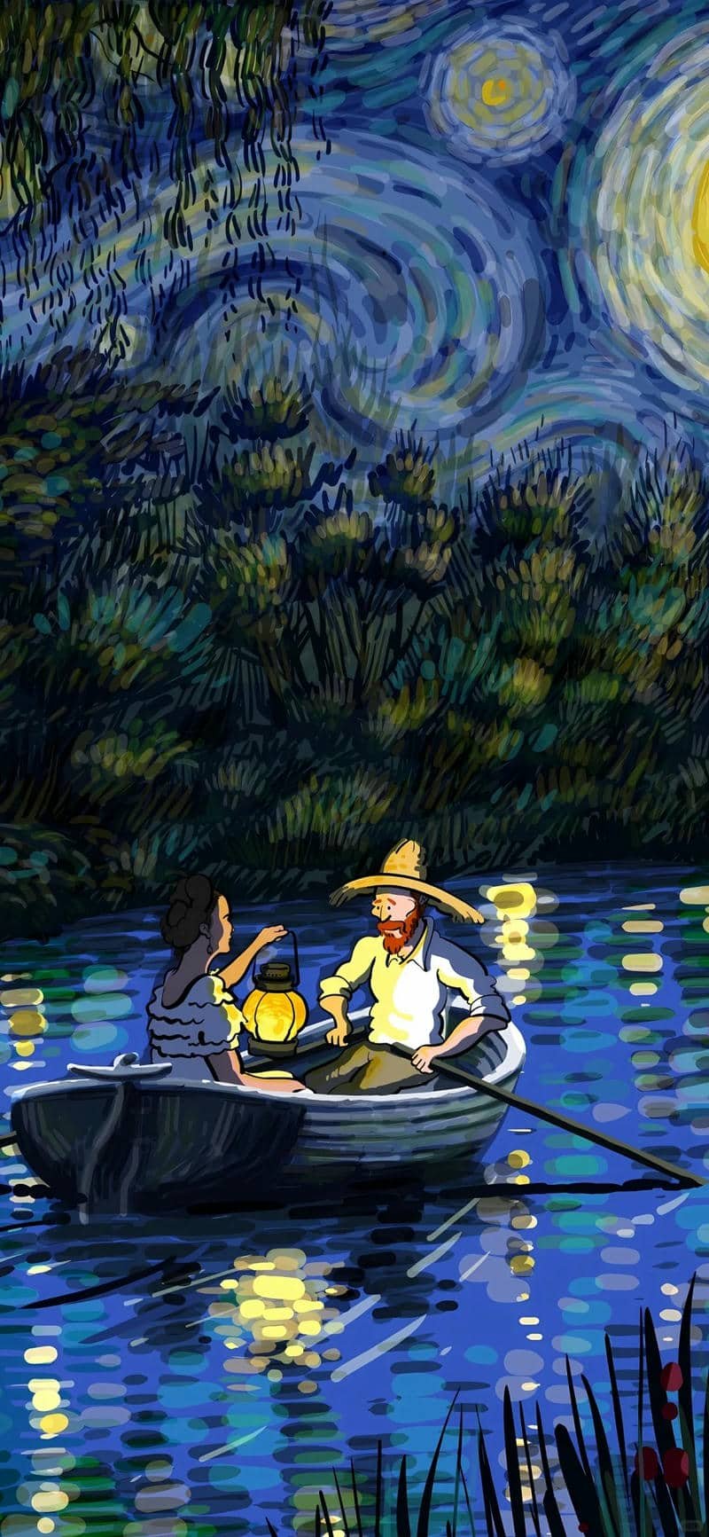 hình tranh van gogh