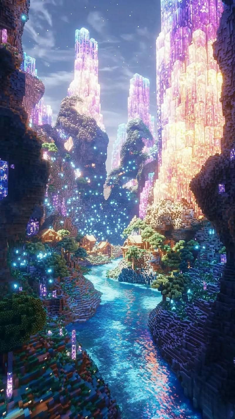 nền minecraft