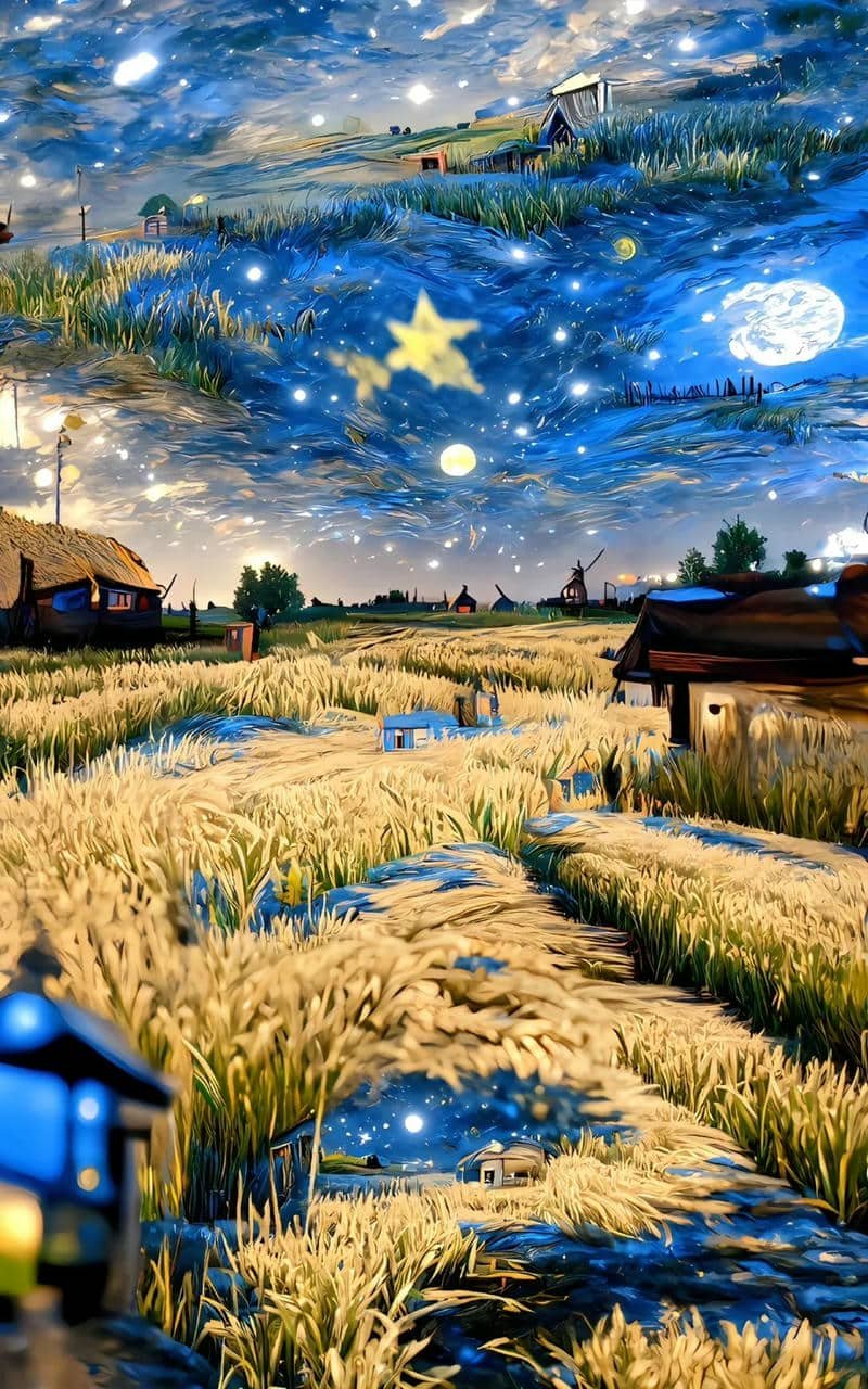 nền tranh van gogh