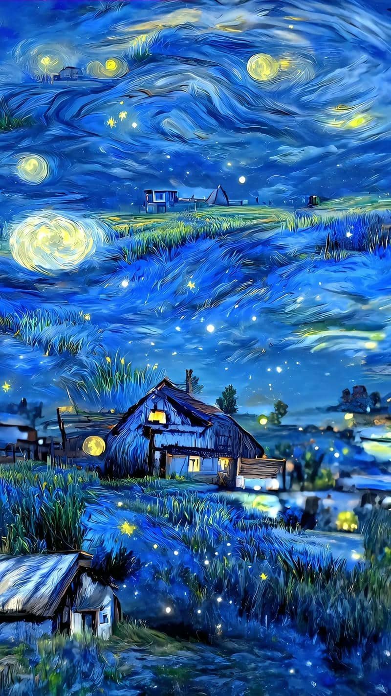 nền van gogh 4k
