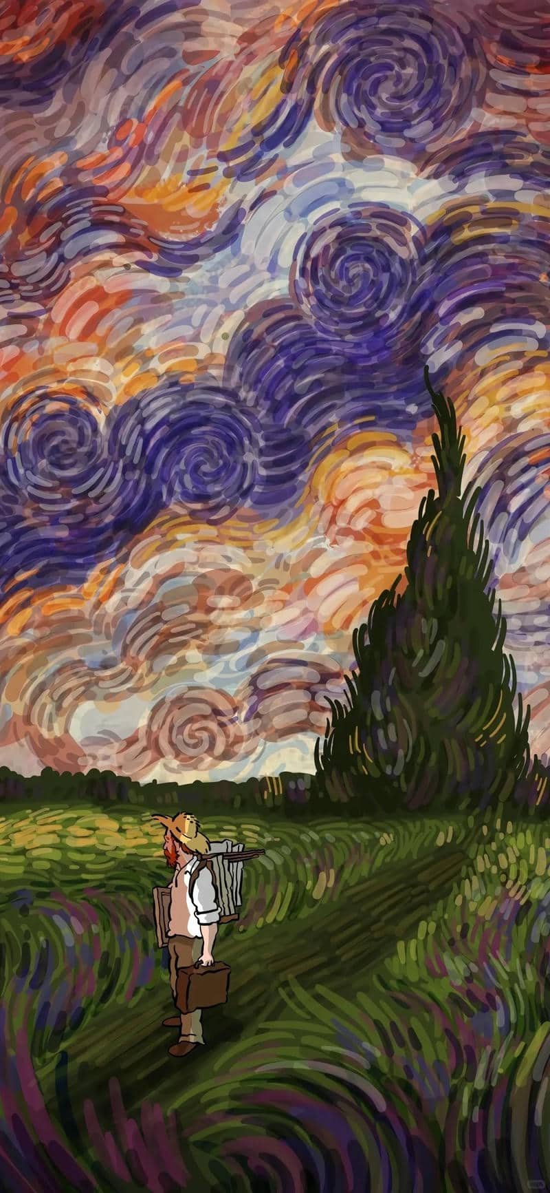 nền van gogh đẹp