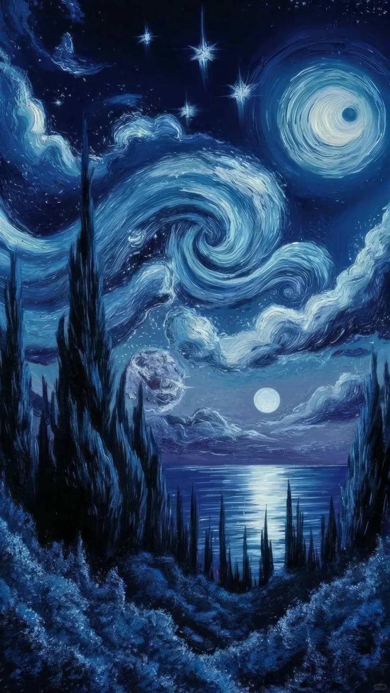 van gogh wallpaper 4k