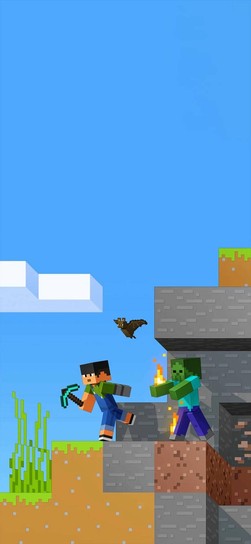 vẽ tranh minecraft