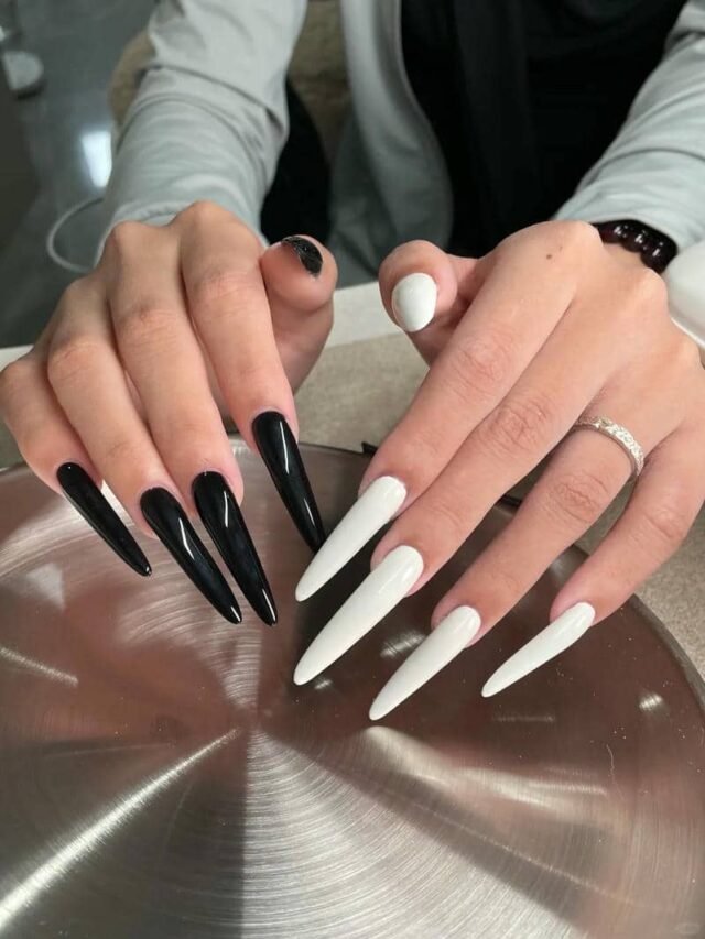 nail đen trắng (9)